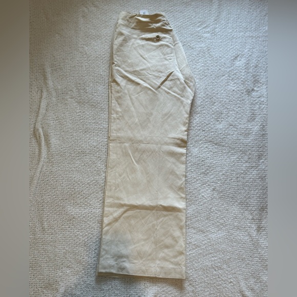 Elegant Cream Wide-Leg Trousers - Picture 4 of 4